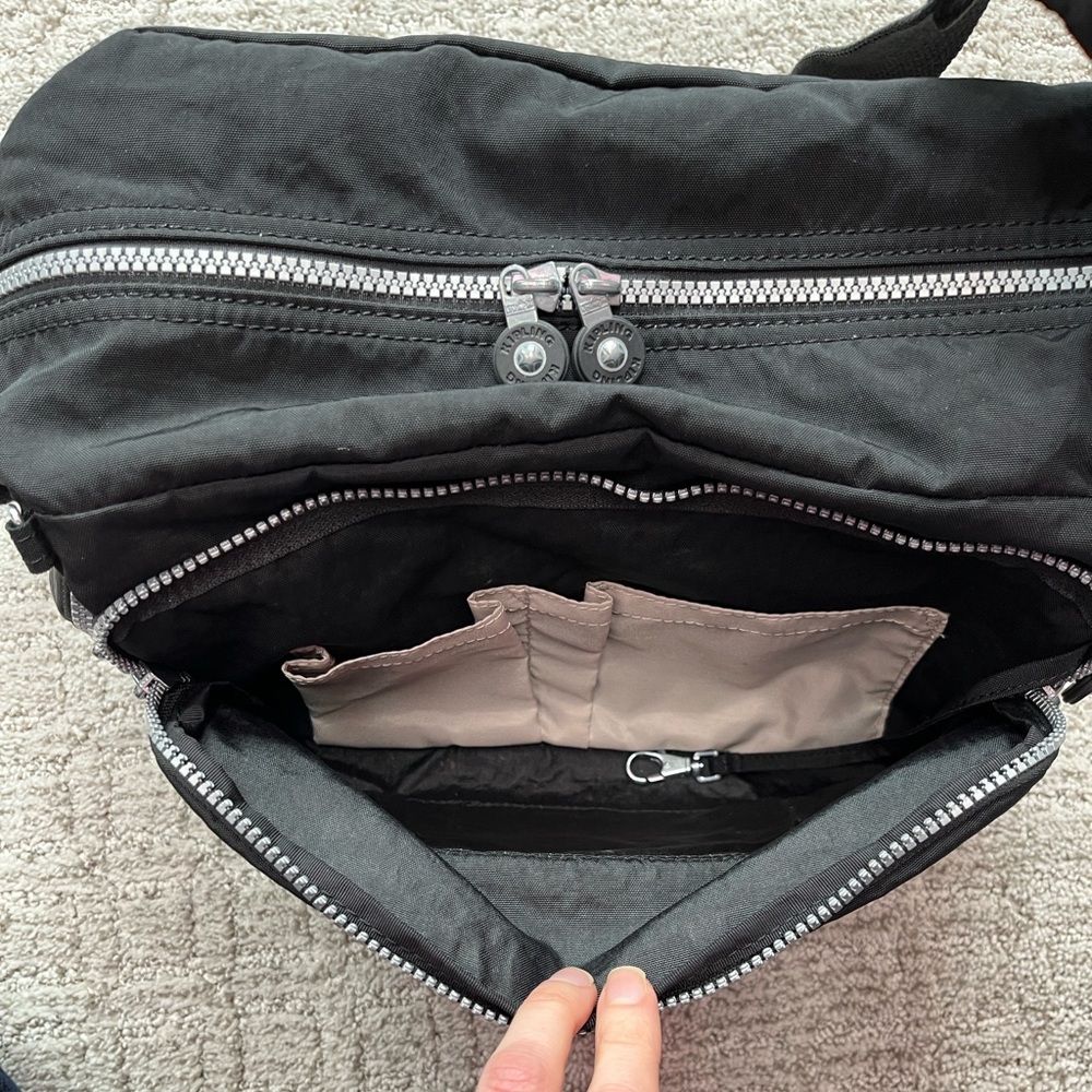 Kipling Black Nylon Convertible Bag - Picture 7 of 9